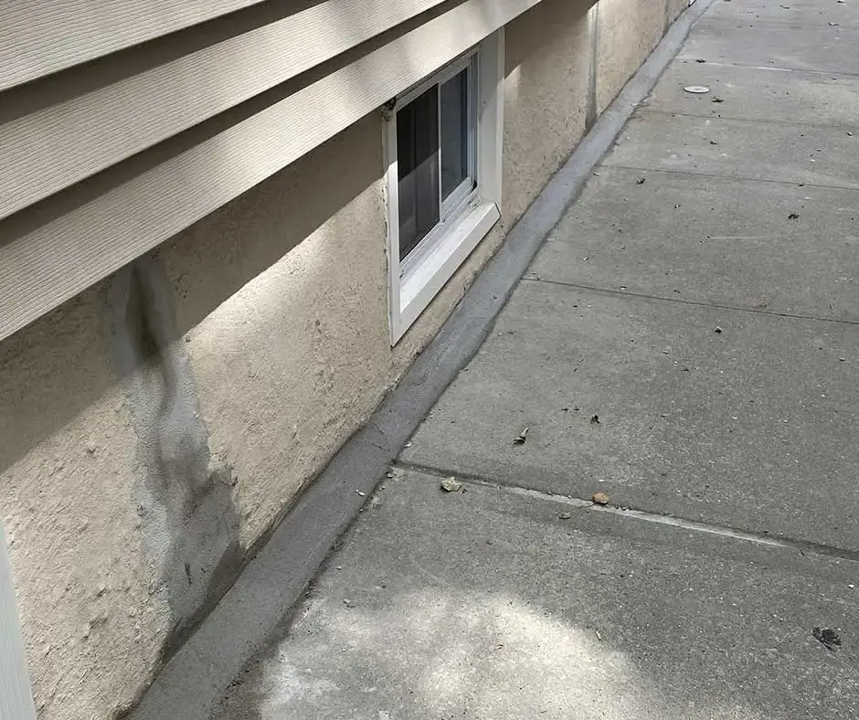 Exterior view Basement Crack Repair Rochester, NY
