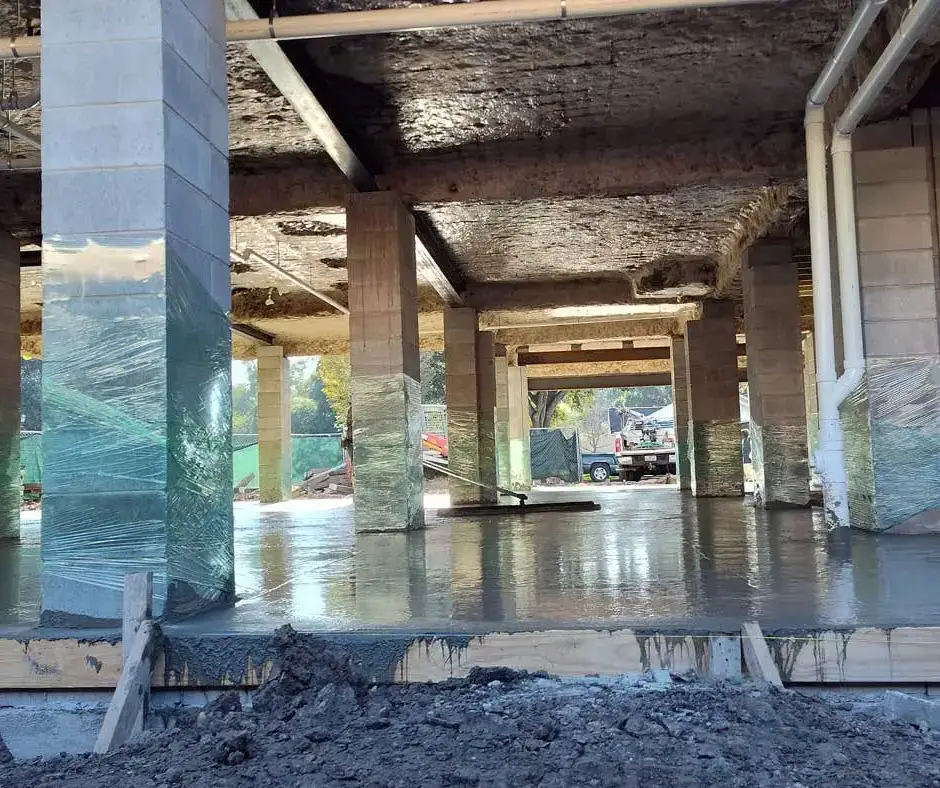Ground-level view Foundation Repair Rochester, NY