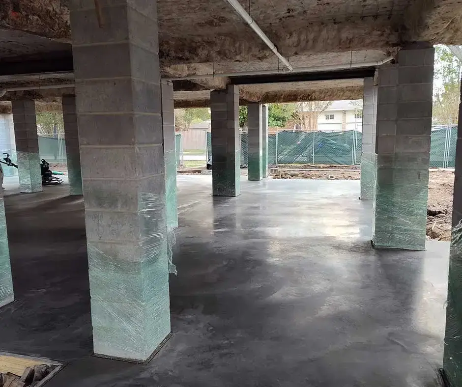 Interior view Foundation Repair Rochester, NY