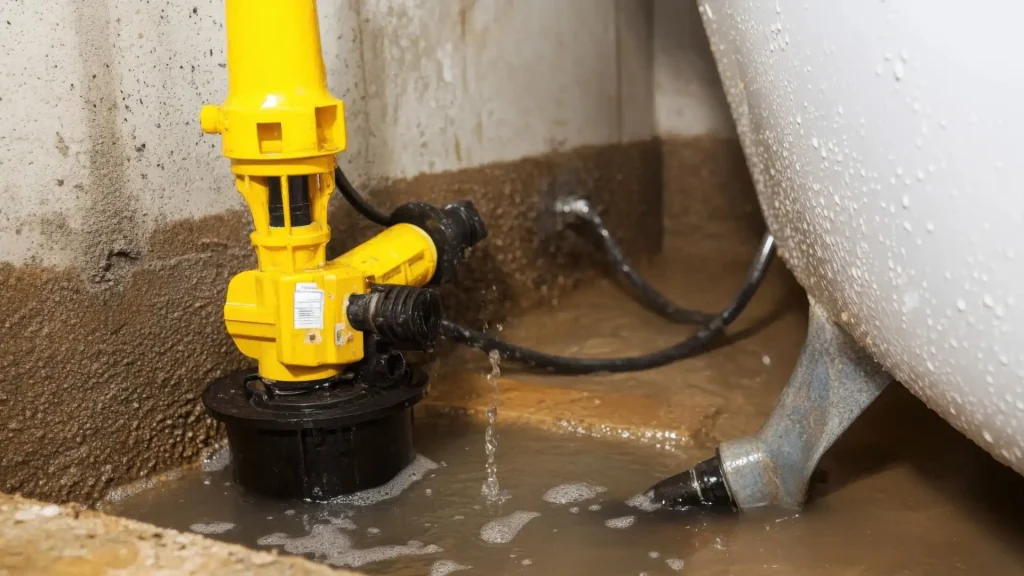 Basement Waterproofing Bethlehem PA-41-Sump Pump Installation 6