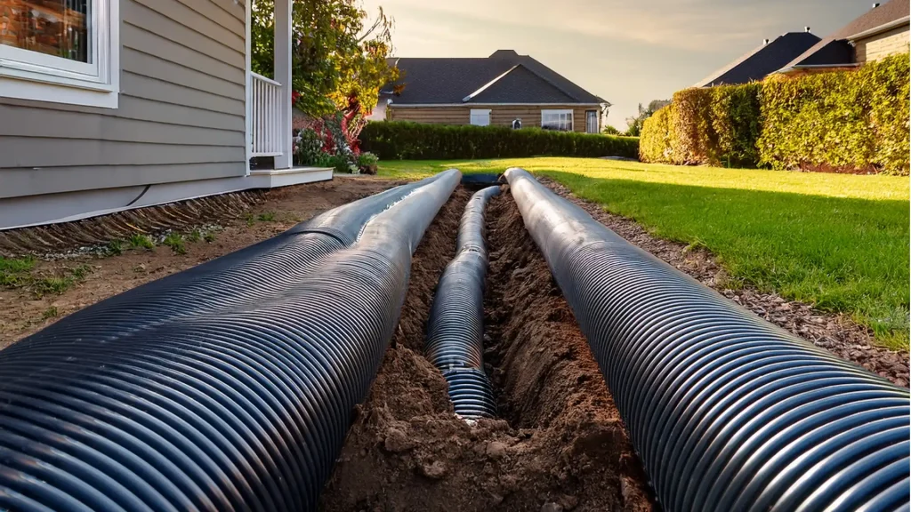 Basement Waterproofing Bethlehem PA-46-French Drain Installation 3