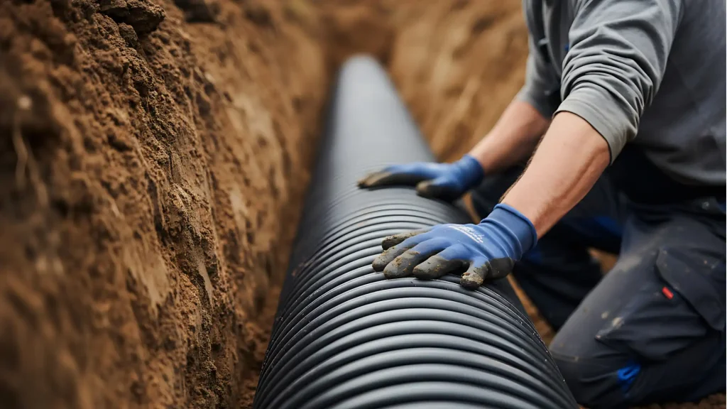 Basement Waterproofing Bethlehem PA-48-French Drain Installation 5